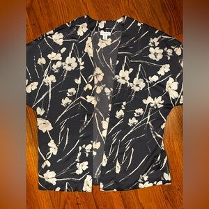 Kenar blue and Cream Floral